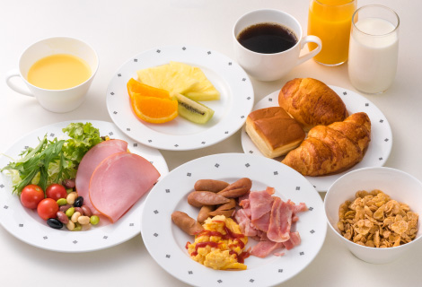 朝食−ブッフェ形式
